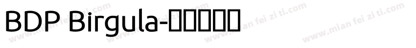 BDP Birgula字体转换